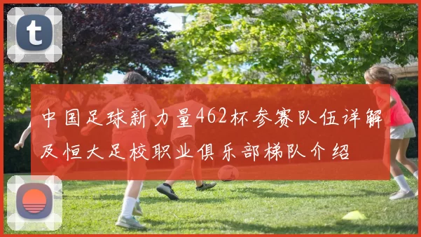 中国足球新力量462杯参赛队伍详解及恒大足校职业俱乐部梯队介绍